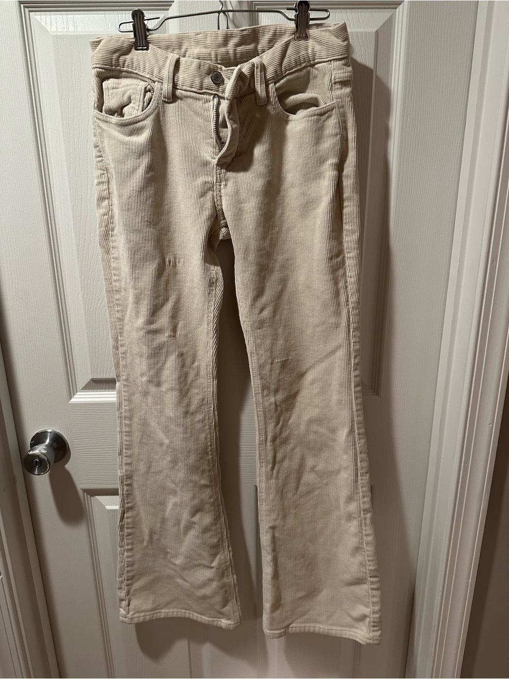 John Galt / Brandy
Melville cream corduroy flare pants
